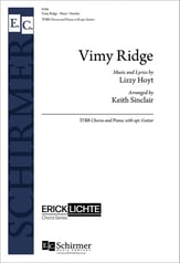 Vimy Ridge TTBB choral sheet music cover